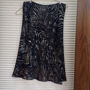 George Black/Brown/ Beige Size 8 Skirt